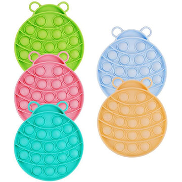 Silicon Popper Sensory Fidget Toys - Ladybug